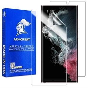 Armorsuit MilitaryShield Galaxy S22 Ultra Screen Protector - 2 Pack